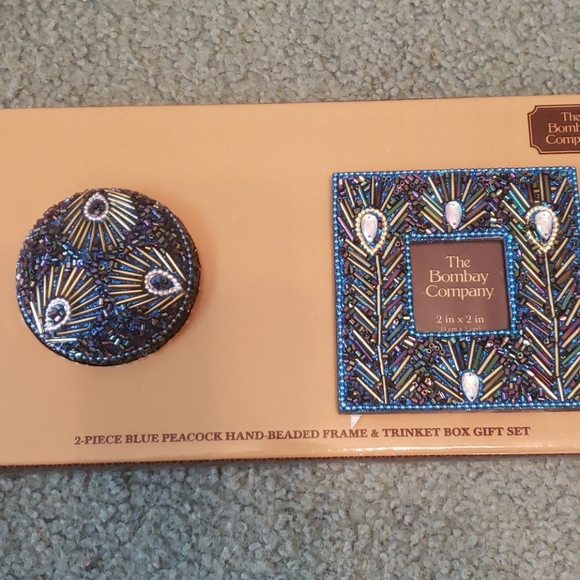 Bombay Other - NWOT Picture Frame & Trinket Box Giftset